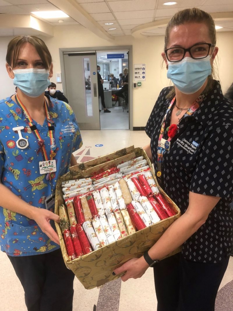 IRS visit at James Paget Hospital's Children's Ward